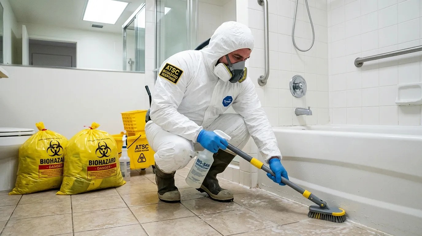 Decontamination equipment deployed for Blood Cleanup in Pennsauken